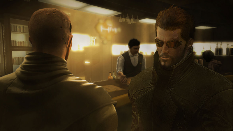 Illustration for article titled New Deus Ex: Human Revolution Screens Black, Gold & A Little Old